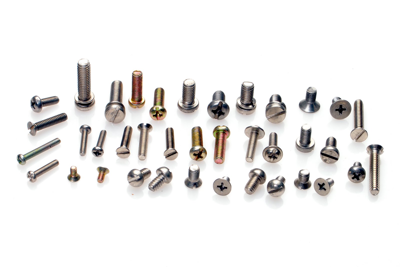 all types of screws