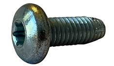 1/4-20 X 3/4" Type F Thread Cutting Screws | Pan Head Six Lobe Drive | Steel Black Oxide (1000 / Pkg.)