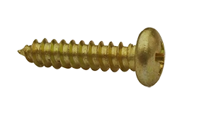 #8 X 1/2" Type AB Self Tapping Sheet Metal Screws | Pan Head | Phillips Drive | Steel Zinc Yellow (10000/Pkg.)