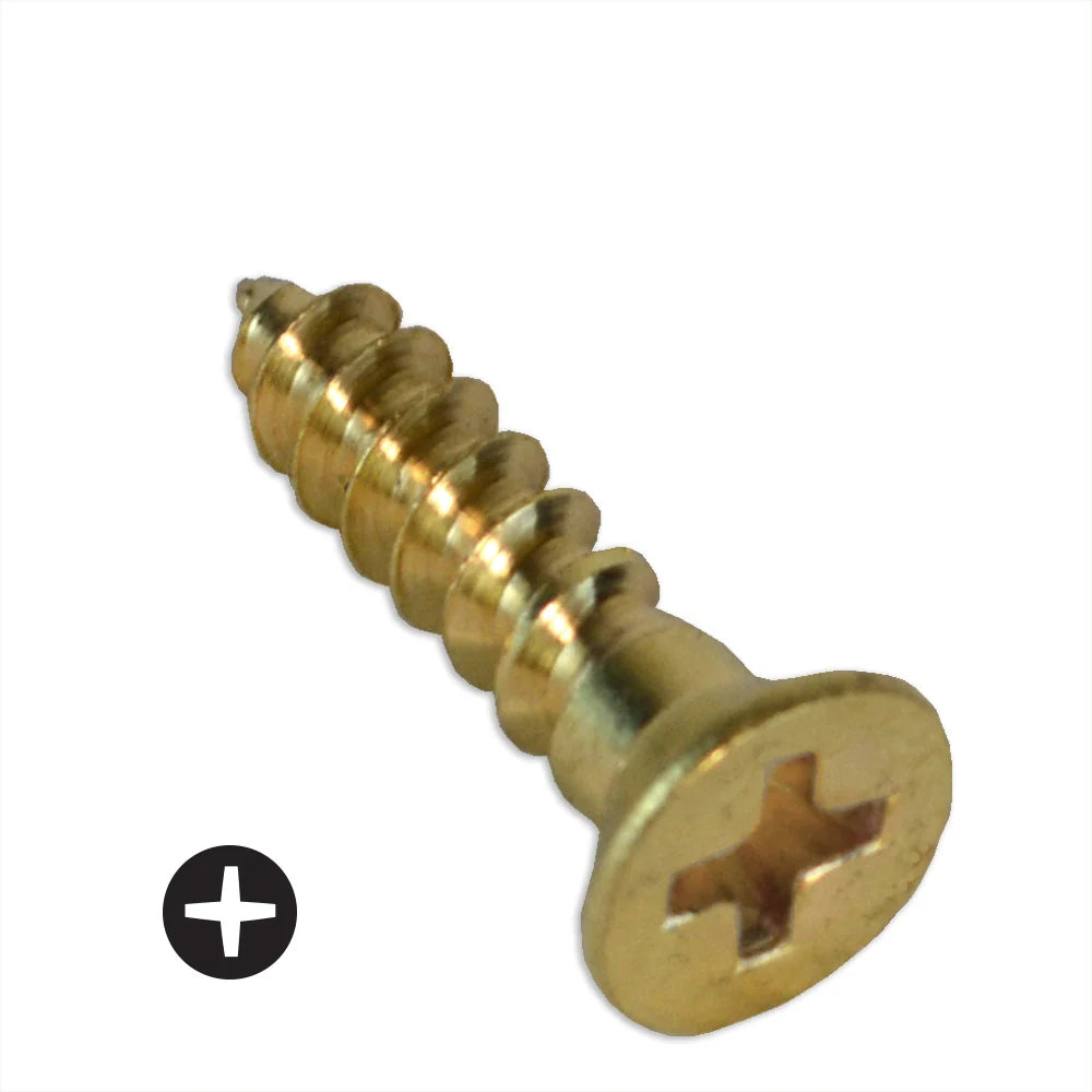 #6-18 X 3/4" Wood Screws | Deep Thread | Phillips Drive | Flat Head | 2/3 Threaded | Steel Zinc Plated (7000 / Pkg.)
