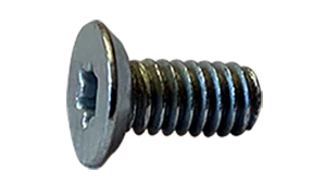 #4-40 X 3/16" Machine Screws | Undercut Flat Head | Six Lobe Drive | Steel Zinc Plated (10000/Pkg.)