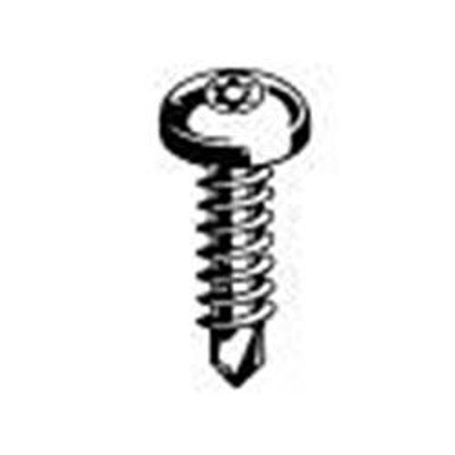 #8-18 X 1" Tamper Resistant Self-Drilling Screws | Flat Head | Pin-In Six Lobe Drive | 410 Stainless Steel (100/Pkg.)