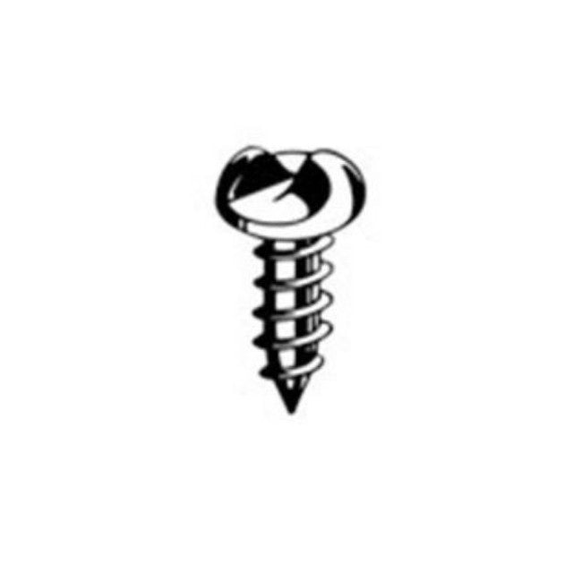 #10 X 1-1/2" Sheet Metal Screws | Oval Head One Way Drive | 18/8 Stainless Steel (100 / Pkg.)
