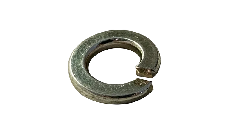 Medium Split Lock Washer, Steel, Zinc Plated
