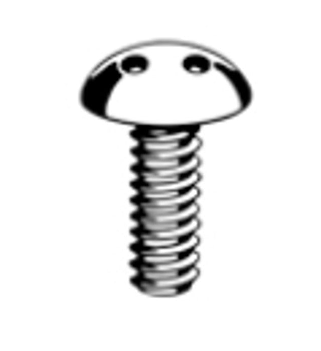 #10-24 X 3/4" Tamper Resistant Machine Screws | Truss Head | Spanner Drive | 18/8 Stainless Steel (100/Pkg.)
