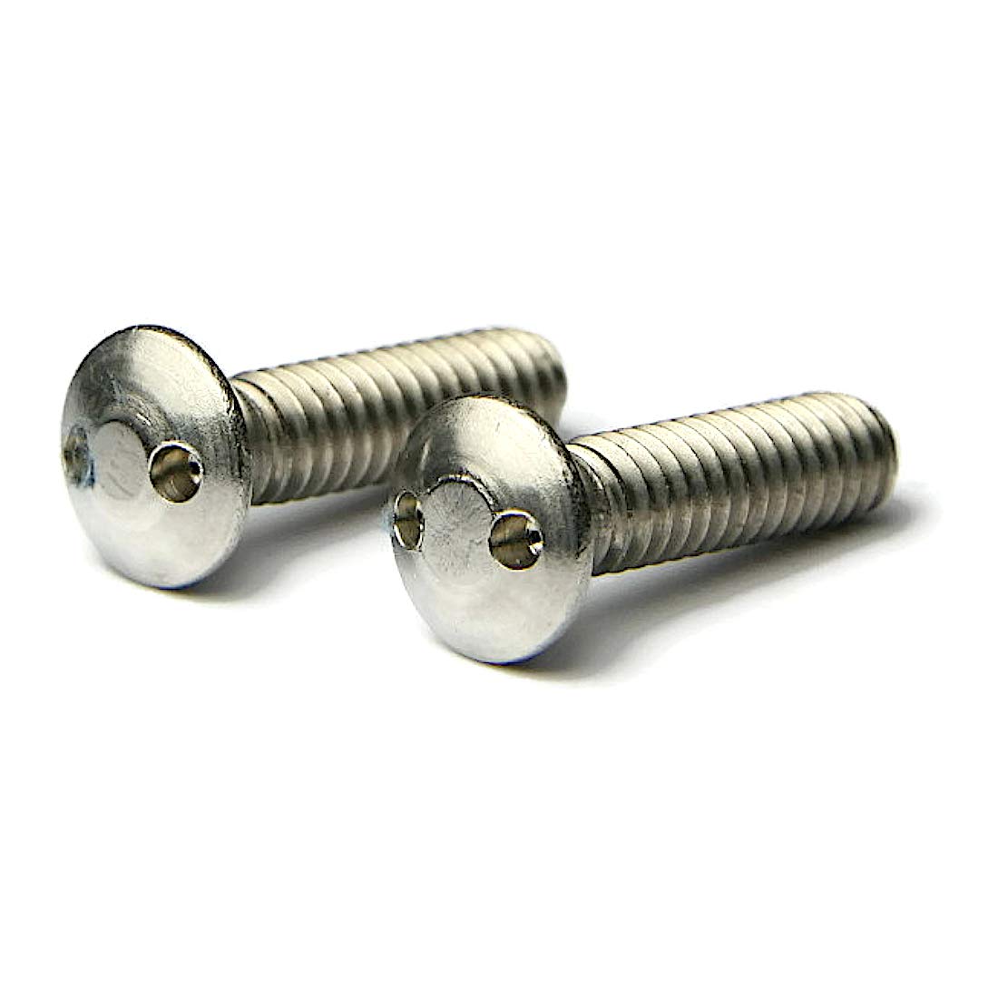 #6-32 X 1-1/2" Tamper Resistant Machine Screws | Oval Head | Spanner Drive | 18/8 Stainless Steel (100/Pkg.)
