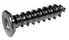 #10 X 1/2" Type AB Self Tapping Sheet Metal Screws | Flat Undercut Head | Square Drive | 18/8 Stainless Steel (4000/Pkg.)
