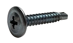 #10-16 X 1" Self-Drilling Screws | Modified Truss Head | Phillips Drive | Point Type 3 | Steel Zinc Plated (5000/Pkg.)