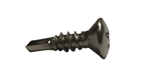 #10-16 X 3/4" Self-Drilling Screws | Oval Head | Phillips Drive | Point Type 3 | 18/8 Stainless Steel (3500/Pkg.)