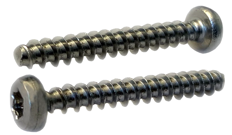 Pan Head Six Lobe Drive Thread Rolling Screw, 18/8 Stainless Steel