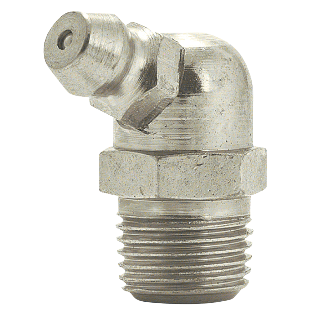 1/8-27 PTF 65 Degree Short SAE Special Grease Fitting | Steel Zinc Yellow (150 / Bag)