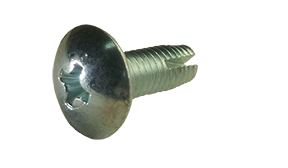#10-32 X 1/2" Type 1 Thread Cutting Screws | Truss Head Phillips Drive | Steel Zinc & Bake (7000 / Pkg.)