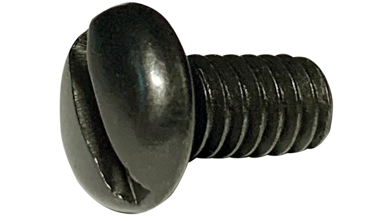 Machine Screws Slotted Pan Black Oxide 8-32 X 3/16