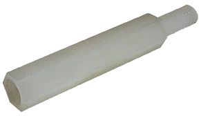 #6-32 X 2" Hex Male-Female Standoffs | 1/4" OD | Type 6/6 Nylon (1000 / Pkg.)