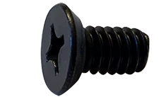 #10-32 X 3/4" Machine Screws | Undercut Flat Head | Phillips Drive | 18/8 Stainless Steel Black Oxide (3000/Pkg.)