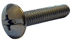 #8-32 X 3/8" Machine Screws | Truss Head | Combination Drive | Steel Zinc Plated (10000/Pkg.)