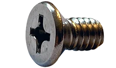 1/4"-20 X 1/2" Machine Screws | Undercut Flat Head | Phillips Drive | 316 Stainless Steel (1000/Pkg.)