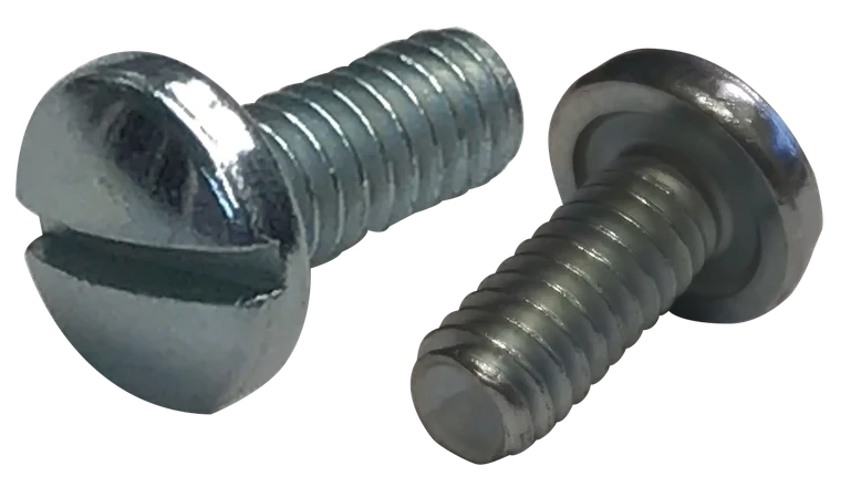 Machine Screws Slotted Undercut Binder Zinc Plated 2/56 X 7/16