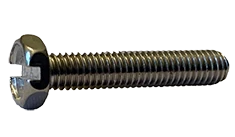 Machine Screws Slotted Indented Hex 18/8 Stainless 10-32 X 3/4