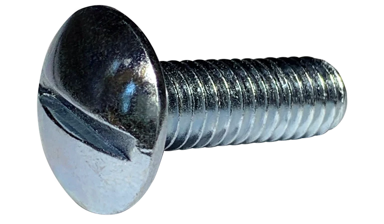 Machine Screws Slotted Truss Steel Zinc 10-24X3/8