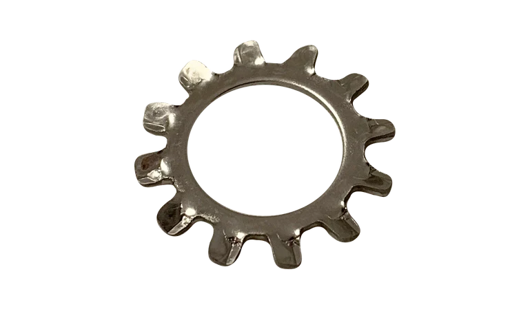 External Tooth Lock Washer, 410 Stainless Steel