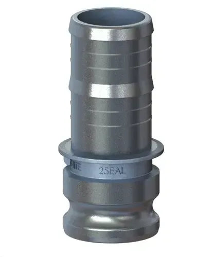 2-1/2" Type E Cam & Groove Adapter x Hose Shank | U-Tite | Aluminum