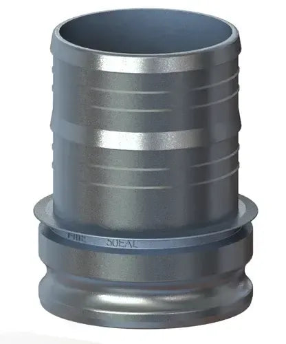 5" Type E Cam & Groove Adapter x Hose Shank | U-Tite | Aluminum