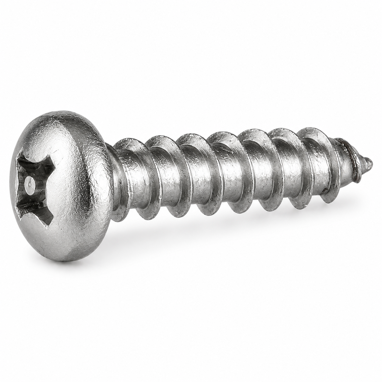 #4 X 1/4" Tamper Resistant Sheet Metal Screws | Pan Head Pin-In Phillips Drive | 18/8 Stainless Steel (100 / Pkg.)