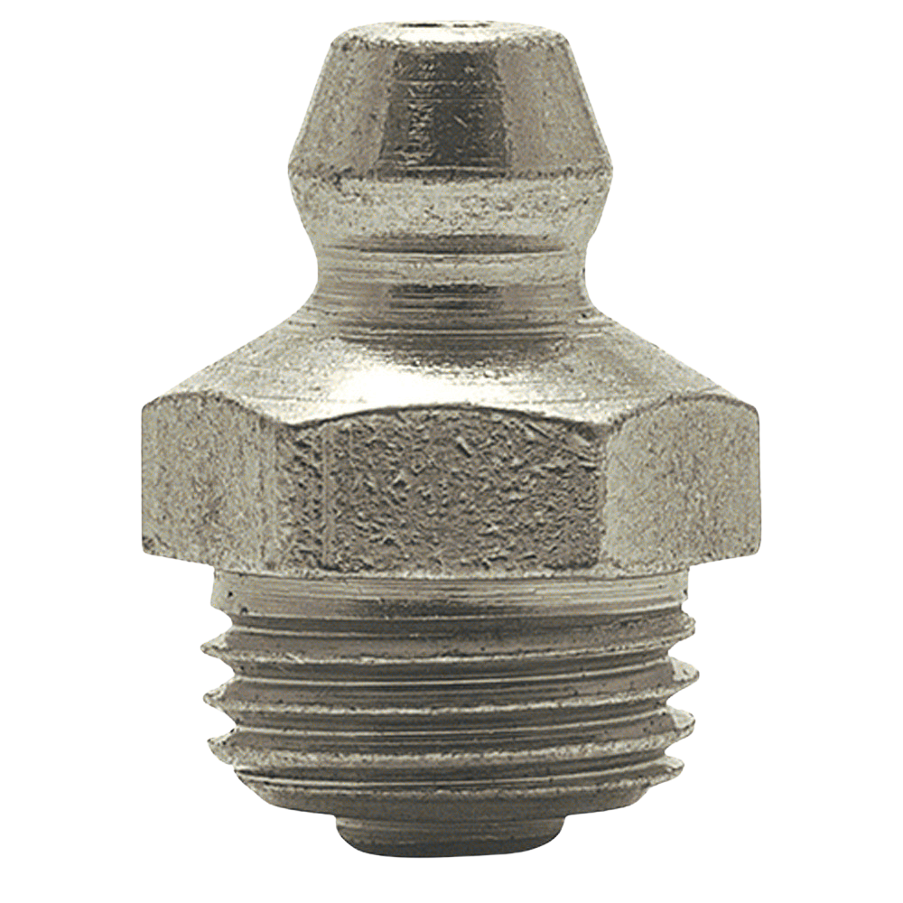 M10 x 1 Metric Grease Fitting | Steel Zinc Yellow (250 / Bag)