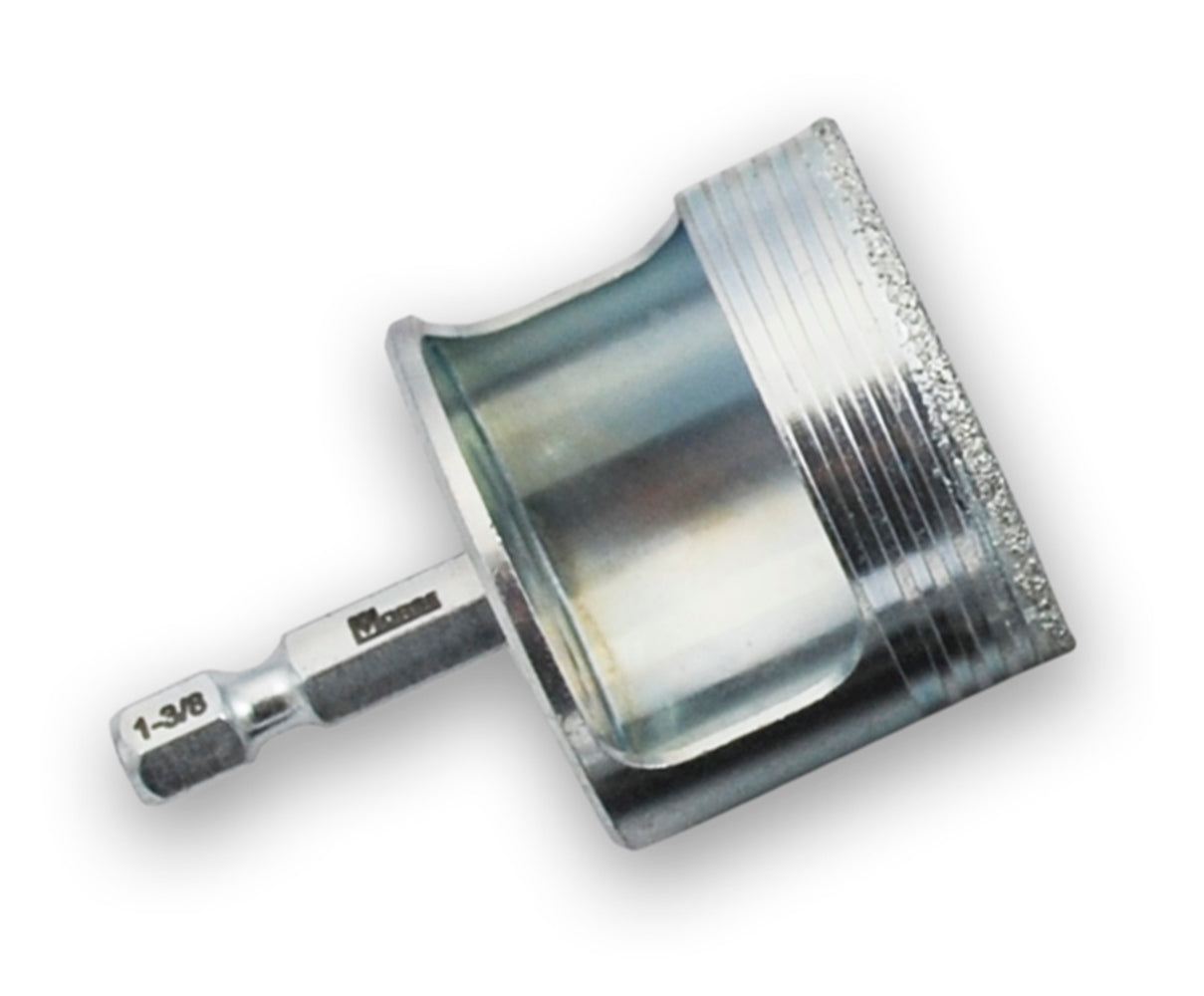 2-1/2" Diamond Grit Hole Saw | One-Piece with Quick-Release Shank | DG40C