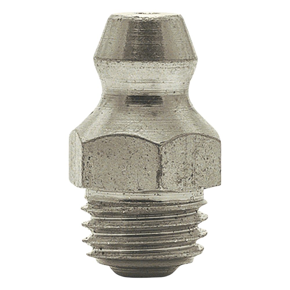 M8 x 1 Metric Grease Fitting | Steel Zinc Yellow (400 / Bag)