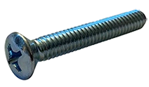 Machine Screws Phil Oval Steel Zinc Plated 4-40 X 1/4