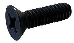 Machine Screws Phil Flat 18/8 Stainless Black Oxide 12-24 X 1