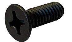 Machine Screws Phil Flat Steel Black Oxide 1/4-20 X 1 1/2
