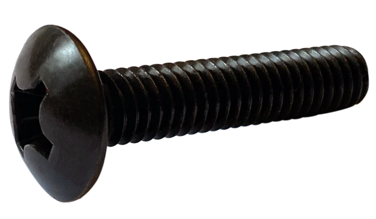 Machine Screws Phil Truss Steel Black Zinc 10-32 X 1/2