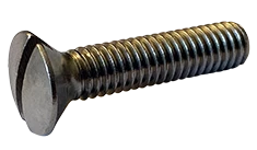 Machine Screws Slotted Oval 18/8 Stainless 4/40 X 1