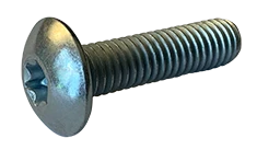 5/16"-18 X 1-1/2" Machine Screws | Truss Head | Six Lobe Drive | Steel Zinc Plated (1000/Pkg.)