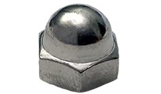 5/16"-18 Acorn Cap Nuts | Steel Nickel Plated (1000 / Pkg.)