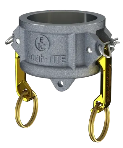 3/4" Cam & Groove Dust Cap | Tough-Tite | Aluminum (2 / Pkg.)