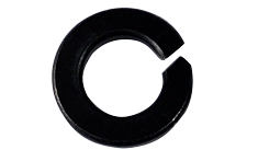 Split Lock Washer, Steel, Black Oxide
