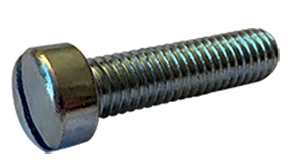 Machine Screws Slotted Fillister Steel Zinc Plated 2/56 X 1/2