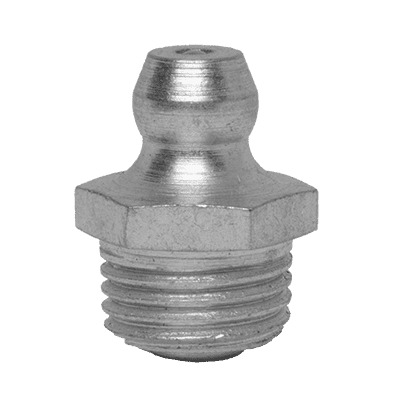 1/8-27 PTF Extra Short SAE Special Grease Fitting | Steel Zinc Clear (250 / Bag)