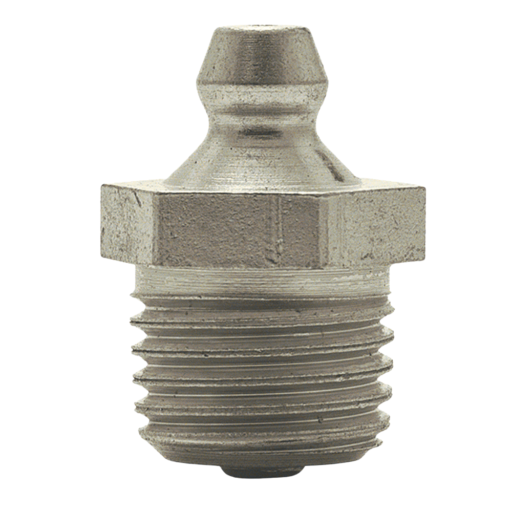 1/4-18 PTF Extra Short SAE Special Grease Fitting | Steel Zinc Yellow (200 / Bag)