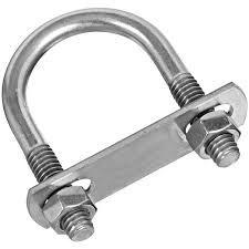 1/4"-20 X 9/16" X 1-1/4" U Bolts | With Two Nuts and Plate | 18/8 Stainless Steel (80 / Pkg.)