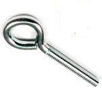 3/16" X 3" Eye Bolts | Commercial Wire | Steel Zinc Plated (100 / Pkg.)