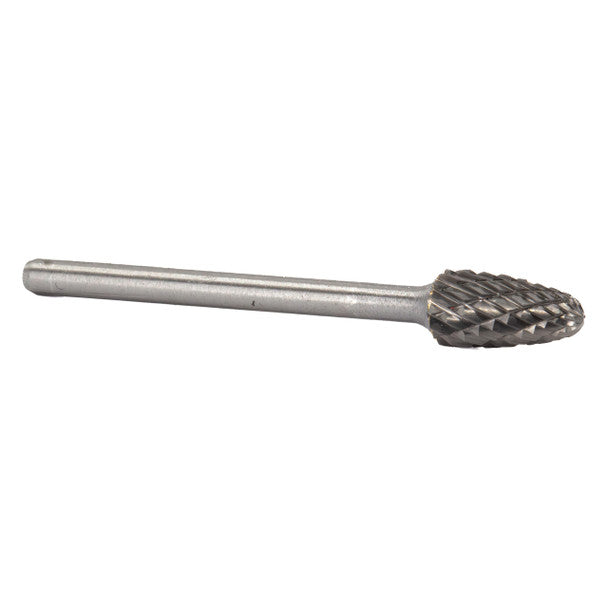 3/32" X 1/4" Tree Radius End Miniature Carbide Bur | Solid Carbide | 3/32" Round Shank | DULSF61