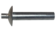 Brazier Head Solid Rivet, Aluminum