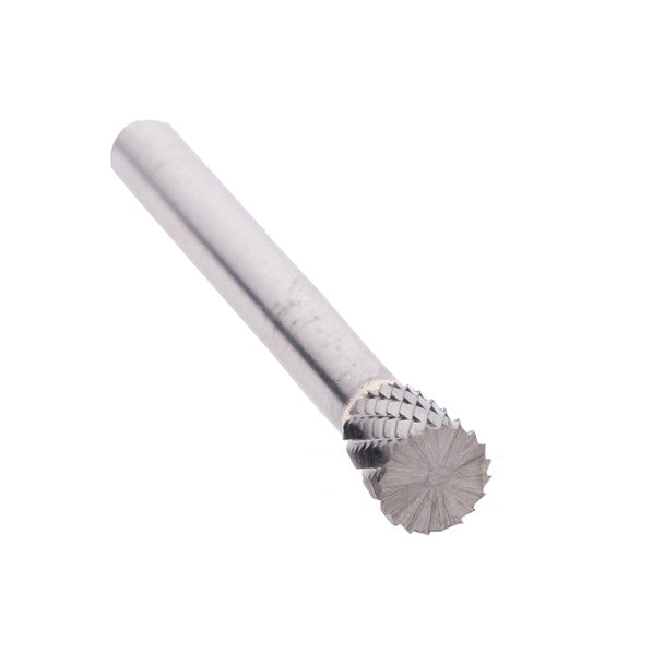 3/4" X 5/8" Inverted Cone Double Cut Carbide Bur | Solid Carbide | 1/4" Round Shank | DULSN7