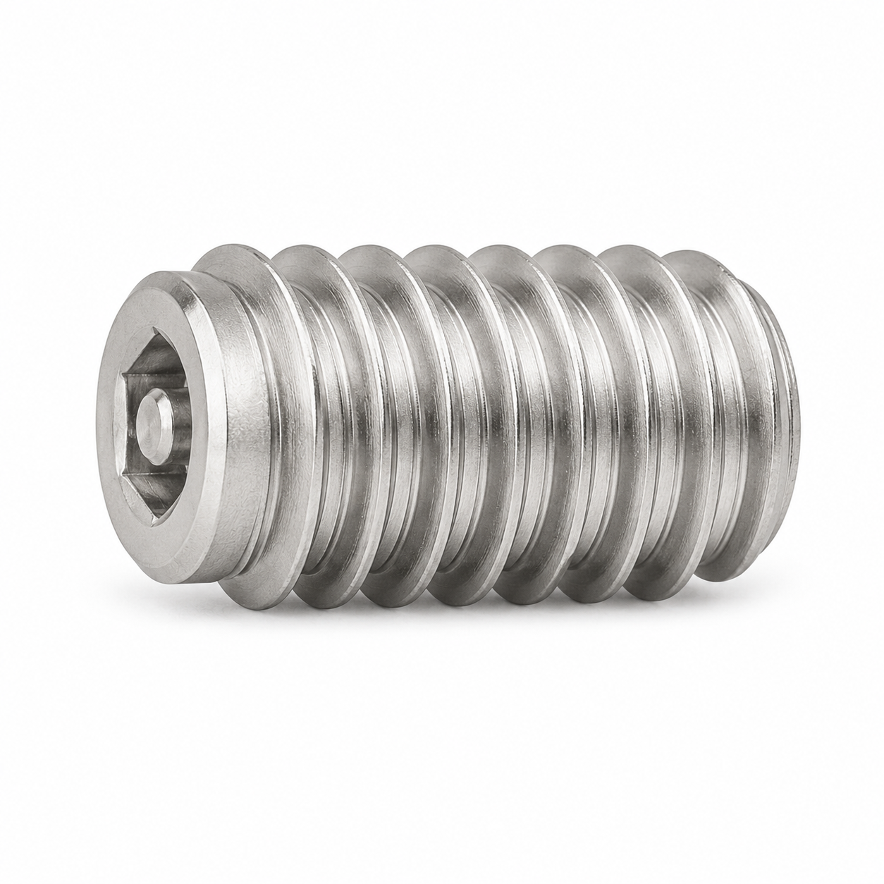 #8-32 X 1/8" Tamper Resistant Pin-In Socket Set Screws | 18/8 Stainless Steel (100 / Pkg.)