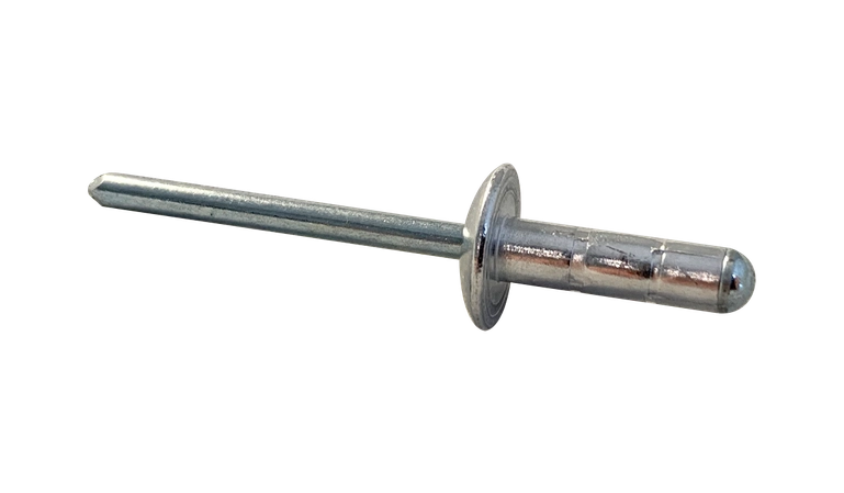 1610"-3722 Brazier Rivets | Brazier Rivet | Brazier Head | Steel Zinc Plated (4000 / Pkg.)